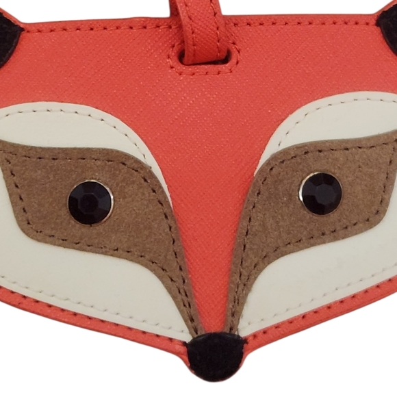 Kate spade fox vintage luggage travel tag card holder - Picture 3 of 4